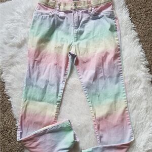 The Children's Place Multi Color Rainbow Pants Kids Size 14
